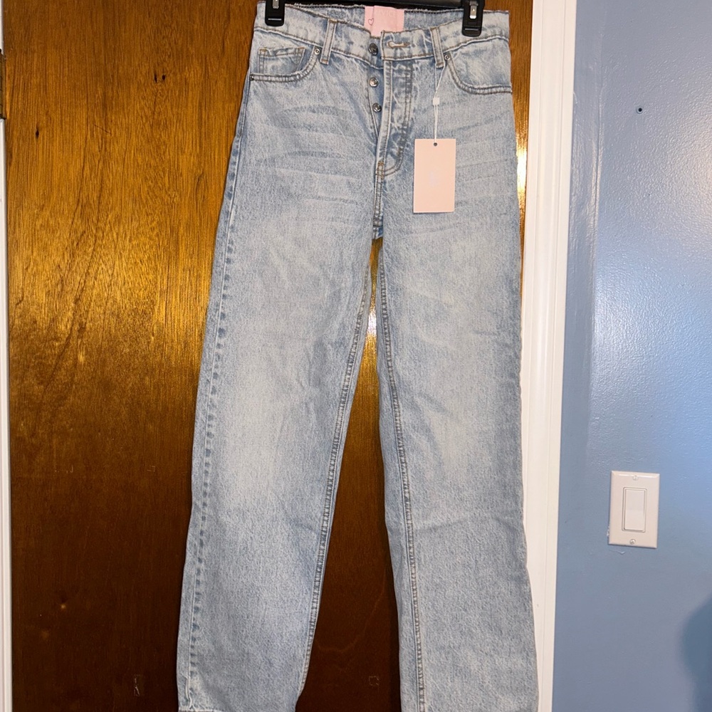 Revice denim, light wash jeans, size 24, new with tags!